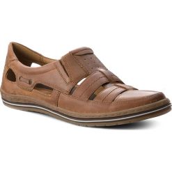 Półbuty LASOCKI FOR MEN - MI08-C374-323-01 Brązowy. Pomarańczowe półbuty męskie Lasocki For Men, na co dzień, bez wzorów, ze skóry, eleganckie, bez zapięcia. W wyprzedaży za 159,99 zł.