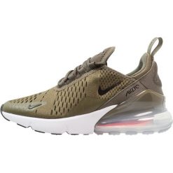 Nike Sportswear AIR MAX 270 Tenisówki i Trampki medium olive/black/total orange/white. Zielone trampki dziewczęce Nike Sportswear, z tworzywa sztucznego. Za 499,00 zł.