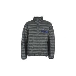 Kurtki pikowane Patagonia DOWN SNAPT PULLOVER. Szare kurtki męskie marki Patagonia, xl, bez wzorów, bez kaptura. Za 879,20 zł.