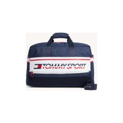 Torby sportowe Tommy Sport AU0AU00614 ICON DUFFLE. Niebieskie torby męskie sportowe Tommy Sport, bez wzorów, sportowe, bez dodatków. Za 446,18 zł.