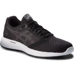Buty ASICS - Patriot 10 1012A117 Black/White 002. Czarne buty sportowe damskie marki Asics, bez wzorów, z tworzywa sztucznego, sportowe, do biegania. W wyprzedaży za 189,00 zł.