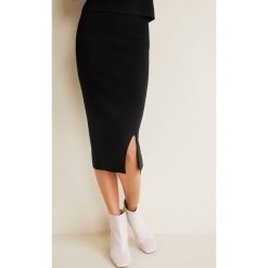 Mango - Spódnica Miranda. Czarne spódniczki damskie marki Mango, s, z poliesteru, midi. Za 139,90 zł.