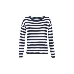 Swetry Benetton TYRA. Białe swetry damskie Benetton, s, bez wzorów, bez rękawów, bez kaptura. Za 179,00 zł.