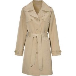 Cellbes Płaszcz beżowy female beżowy 34/36. Brązowe płaszcze damskie Cellbes, w paski, eleganckie. W wyprzedaży za 118,00 zł.