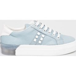 Tamaris - Buty. Szare buty sportowe damskie Tamaris, bez wzorów, ze skóry, sportowe. W wyprzedaży za 199,90 zł.
