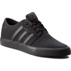 Buty adidas - Seeley AQ8531 Cblack/Cback/Cblack. Czarne buty sportowe męskie Adidas, bez wzorów, z gumy, sportowe, bez zapięcia. Za 299,00 zł.
