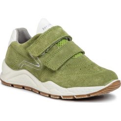 Sneakersy SERGIO BARDI YOUNG - SBY-02-03-000047 262. Zielone trampki chłopięce Sergio Bardi Young, bez wzorów, ze skóry, na rzepy. W wyprzedaży za 149,00 zł.