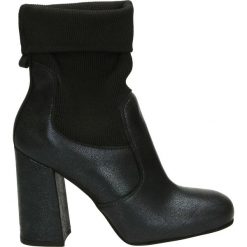 Botki - 8113 STA BLU. Czarne botki damskie skórzane Venezia. Za 249,00 zł.