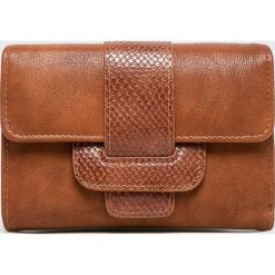Answear - Portfel. Brązowe portfele damskie ANSWEAR, z materiału. Za 49,90 zł.