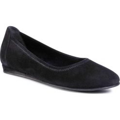 Baleriny TAMARIS - 1-22133-34 Black 001. Czarne baleriny damskie Tamaris, bez wzorów, z zamszu, klasyczne, bez obcasa. Za 239,00 zł.