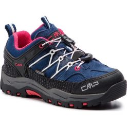Trekkingi CMP - Kids Rigel Low Trekking Shoes Wp 3Q54554 Marine/Corallo 36MC. Niebieskie półbuty dziewczęce CMP, na sznurówki. W wyprzedaży za 169,00 zł.