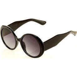 Okrągłe okulary przeciwsłoneczne mazzini retro fashion czarny. Czarne okulary przeciwsłoneczne damskie LOOKS STYLE EYEWAER, klasyczne, okrągłe. W wyprzedaży za 59,90 zł.