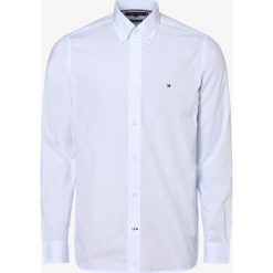 Tommy Hilfiger - Koszula męska – Two Ply, lila. Koszule męskie TOMMY HILFIGER, xl, bez wzorów, z materiału, eleganckie, bez kołnierzyka, bez rękawów. Za 359,95 zł.