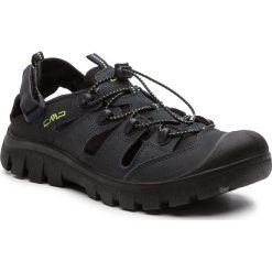 Sandały CMP - Avior Hiking Sandal 39Q9657 Antracite U423. Czarne sandały męskie CMP, ze skóry, bez zapięcia. W wyprzedaży za 209,00 zł.