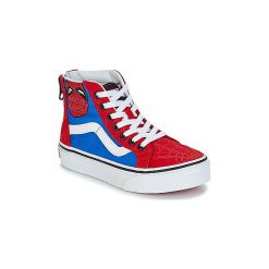 Buty Dziecko Vans SK8-HI ZIP MARVEL. Czerwone trampki chłopięce marki Vans, z motywem z bajki. Za 259,00 zł.