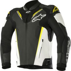Kurtka sportowa ALPINESTARS ATEM V3 kolor biały/czarny/fluorescencyjny/żółty, rozmiar 50. Żółte kurtki sportowe męskie Alpinestars, m, bez wzorów, z neoprenu, bez kaptura. Za 2699,00 zł.