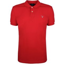 Gant Koszulka Polo "Pique Fitted". Koszulki męskie GANT, bez wzorów, z tkaniny, bez rękawów. Za 239,00 zł.