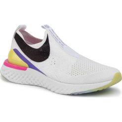 Buty NIKE - Epic Phntm React Fk Jdi CI1290 100 White/Black/Laser Fuchsia. Białe buty sportowe damskie Nike, bez wzorów, z tworzywa sztucznego, sportowe, do biegania. W wyprzedaży za 439,00 zł.