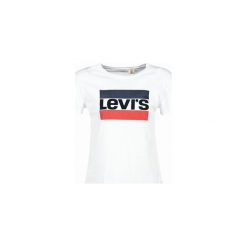 T-shirty z krótkim rękawem Levis THE PERFECT TEE. Białe t-shirty damskie Levi's®, s, bez wzorów, bez kołnierzyka. Za 92,70 zł.