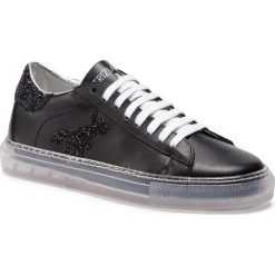 Sneakersy PATRIZIA PEPE - 2V8807/A2GX-J2DT Black/Trasparent. Czarne półbuty damskie Patrizia Pepe, ze skóry. W wyprzedaży za 459,00 zł.