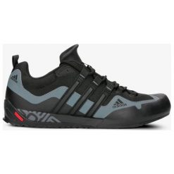 Adidas Terrex Swift Solo buty męskie, czarny, rozmiar 46 2/3. Czarne buty sportowe męskie Adidas, z gumy, z paskami, outdoorowe, adidas terrex. Za 399,99 zł.