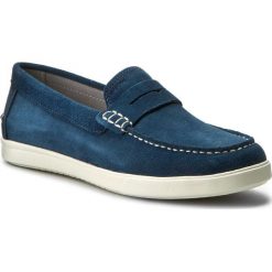 Mokasyny GEOX - U Walee C U722CC 00022 C4072 Dk Royal. Niebieskie mokasyny męskie Geox, ze skóry, klasyczne. W wyprzedaży za 249,00 zł.