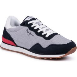 Sneakersy PEPE JEANS - Cross 4 Basic PMS30609 Chambray 564. Szare sneakersy męskie Pepe Jeans, bez zapięcia. W wyprzedaży za 209,00 zł.