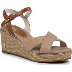 Espadryle U.S. POLO ASSN. - Madelyn AGATA4088S0/CY1 Bei/Cuo. Pomarańczowe espadryle damskie U.S. Polo Assn., bez wzorów, ze skóry ekologicznej, bez obcasa, na obcasie. Za 299,00 zł.