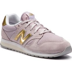 Sneakersy NEW BALANCE - WL520GDC Fioletowy. Fioletowe półbuty damskie New Balance, z zamszu. W wyprzedaży za 259,00 zł.