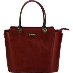 Torba - 173-001-O R-R. Żółte torebki klasyczne damskie marki Venezia, ze skóry. Za 279,00 zł.