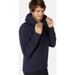 Bluza na zamek Gym & Pilates 540 męska. Niebieskie bluzy męskie NYAMBA, xl, bez wzorów, z elastanu, bez kołnierzyka, bez rękawów, bez kaptura. Za 129,99 zł.