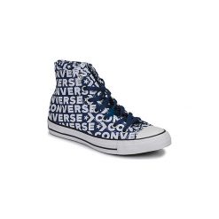 Buty Converse CHUCK TAYLOR ALL STAR WORDMARK HI. Niebieskie trampki i tenisówki damskie Converse, bez wzorów, bez zapięcia. Za 329,00 zł.