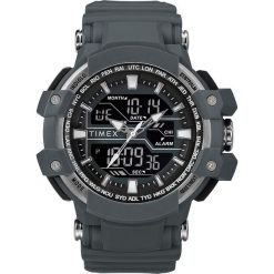 Timex - Zegarek TW5M22600. Szare, cyfrowe zegarki męskie Timex, szklane. Za 329,90 zł.