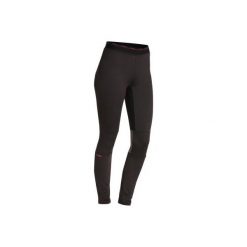 Legginsy narciarskie FRESHWARM damskie. Czarne legginsy damskie WED'ZE, s, bez wzorów, z elastanu. Za 49,99 zł.
