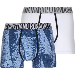 Cristiano Ronaldo CR7 TRUNK 2 PACK Panty blue/white. Niebieskie bokserki męskie marki Cristiano Ronaldo CR7, z bawełny. Za 149,00 zł.
