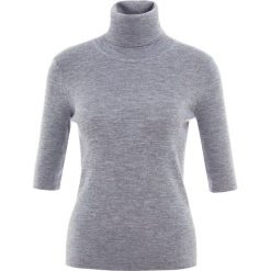 Filippa K Tshirt basic mid grey. Szare bluzki damskie marki Filippa K, m, bez wzorów, z wełny, bez kołnierzyka. Za 689,00 zł.
