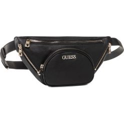 Saszetka nerka GUESS - New Vibe (VG) Mini HWVG77 50800 BLA. Czarne nerki damskie Guess, z aplikacjami, ze skóry ekologicznej, bez dodatków. Za 449,00 zł.