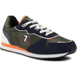 Sneakersy TRUSSARDI JEANS - 77A00225 G812. Niebieskie sneakersy męskie Trussardi Jeans, na co dzień, bez wzorów, z jeansu, eleganckie, bez zapięcia. W wyprzedaży za 489,00 zł.
