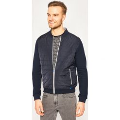 Bluza Bugatti 8750 55182. Niebieskie bluzy męskie Bugatti, xxl, bez wzorów, z bawełny, bez kołnierzyka, bez rękawów, bez kaptura. W wyprzedaży za 439,00 zł.