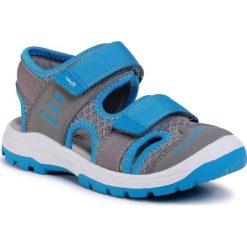 Sandały SUPERFIT - 0-606026-2500 M Hellgrau/Blau. Szare sandały chłopięce Superfit, ze skóry ekologicznej, bez zapięcia. W wyprzedaży za 199,00 zł.