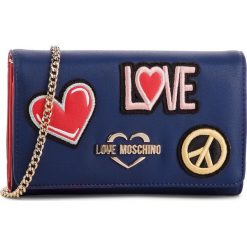 Torebka LOVE MOSCHINO - JC5605PP17LJ0750 Blu. Niebieskie torebki klasyczne damskie Love Moschino, ze skóry ekologicznej. Za 529,00 zł.