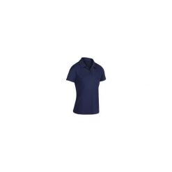 Koszulka polo tenis DRY 100 damska. Niebieskie koszulki damskie polo ARTENGO, bez wzorów, z poliesteru, bez rękawów. Za 24,99 zł.