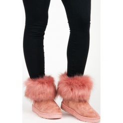 Buty zimowe damskie: RÓŻOWE MUKLUKI Autumn