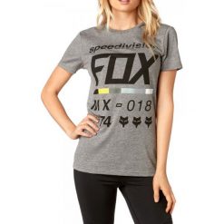 T-shirty damskie: FOX T-Shirt Damski Draftr Ss Crew Xs Szary