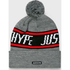 Hype - Czapka Beanie. Szare czapki męskie marki Hype, na zimę, z dzianiny. Za 79,90 zł.