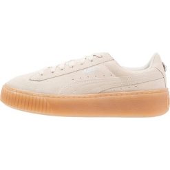 Puma PLATFORM JEWEL Tenisówki i Trampki whisper white. Białe trampki chłopięce Puma, z materiału. Za 339,00 zł.