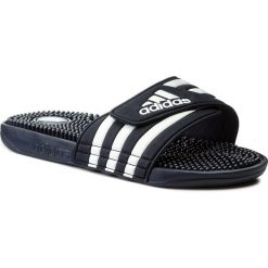 Klapki adidas - adissage 078261 N.Navy/N.Navy/Runwht. Niebieskie klapki damskie marki Adidas, z tworzywa sztucznego. Za 149,00 zł.