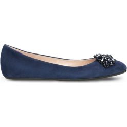 Baleriny MARISA. Niebieskie baleriny damskie marki Gino Rossi, ze skóry, eleganckie. Za 199,90 zł.
