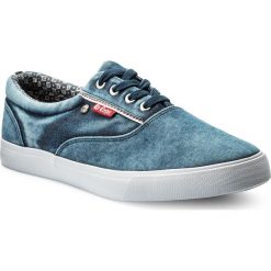 Tenisówki LEE COOPER - Shore Se PJPL0005T Navy 0040. Niebieskie półbuty męskie Lee Cooper, na co dzień, bez wzorów, z gumy, eleganckie, bez zapięcia. W wyprzedaży za 139,00 zł.