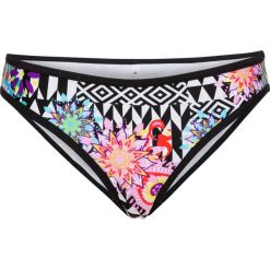 Stroje kąpielowe damskie: Figi bikini bonprix czarny z nadrukiem